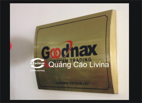 Biển đồng công ty Goodnax