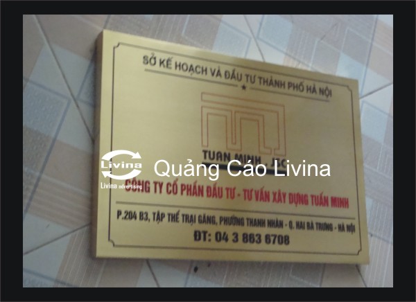 Biển đồng công ty Bảo Minh