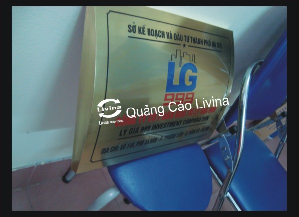 Mẫu biển công ty LG