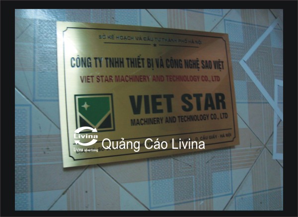 Biển công ty Việt Star