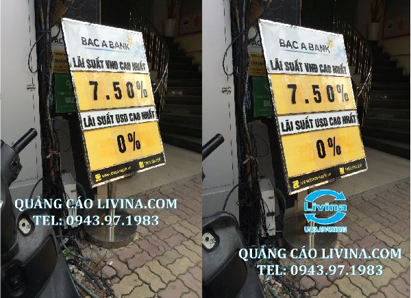 Biển lãi suất ngân hàng Bắc Á
