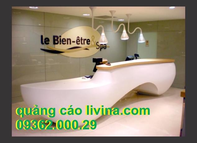 Biển quầy lễ tân