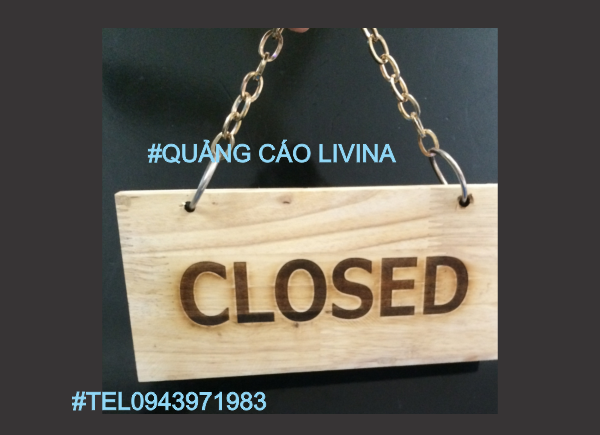 Biển open gỗ