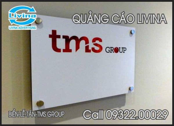 Biển Quầy Lễ Tân TMS đẹp