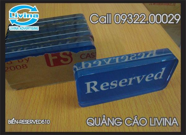 Biển reserved
