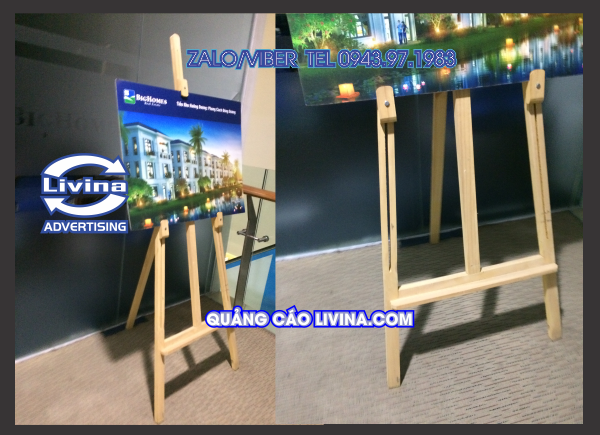 Kệ Trưng bày chữ A gỗ