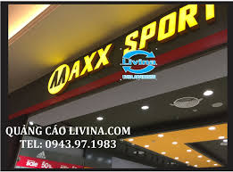 Biển chữ nổi Maxx sport có led
