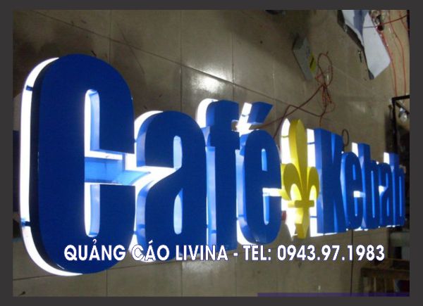 Mẫu Chữ Nổi Đẹp, Mẫu chữ nổi có led