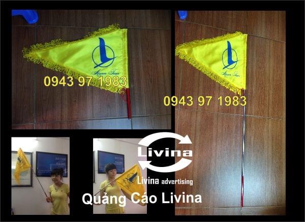 Cán cờ inox, In cờ lưu niệm