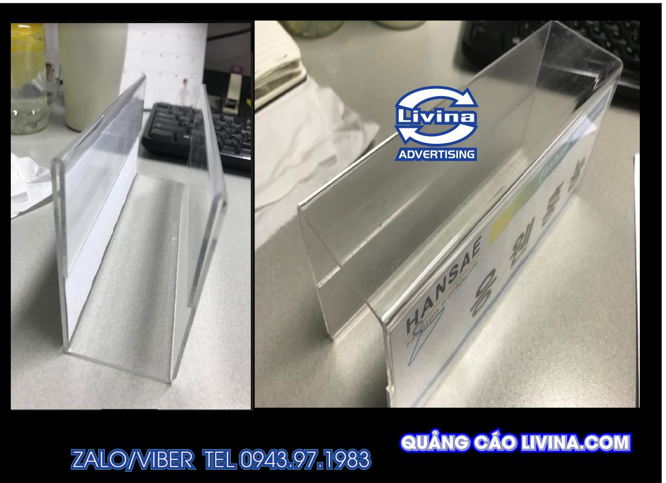 Uốn Gia công mica ốp công ty Hansea