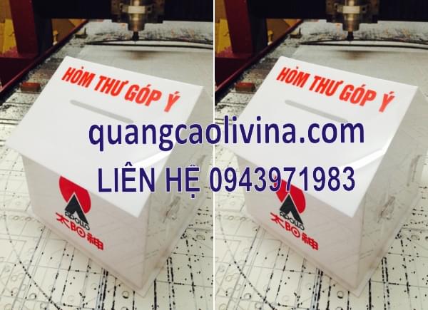 Gia công hộp chụp mica
