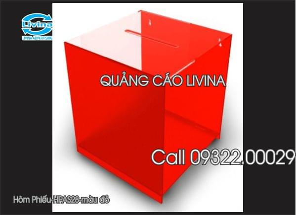 Hòm phiếu HPAS28-màu đỏ