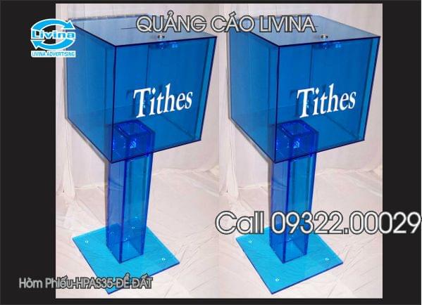Thùng Phiếu HPAS35-Thùng tiền tips
