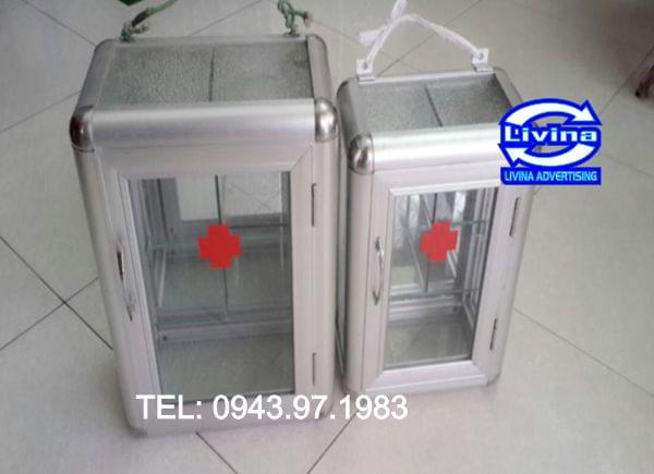 Tủ thuốc y tế nhôm kính mẫu đẹp