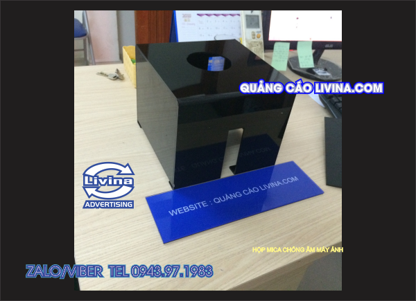 Hộp Mica để máy ảnh