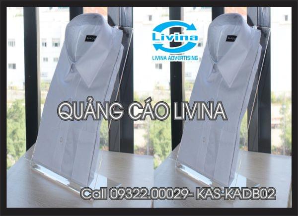 Kệ mica để mẫu áo để bàn -KAS-KA-DB02