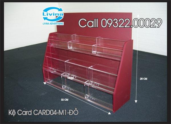 Kệ Card visit CARD04-Đỏ