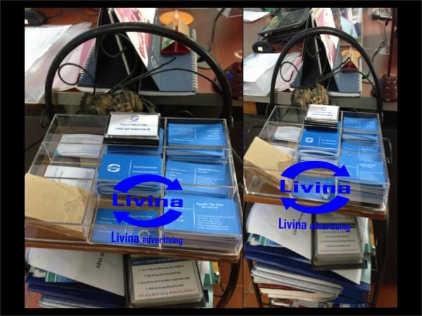Gia công hộp đựng card 9 ô