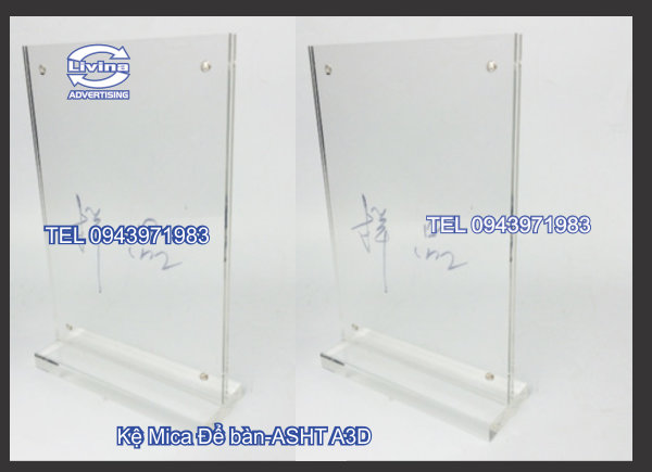 Kệ Mica để bàn A3 Đứng-ASHT-A3D