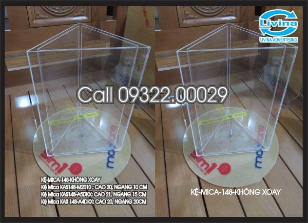 Kệ Mica 3 mặt -KAS148-KX