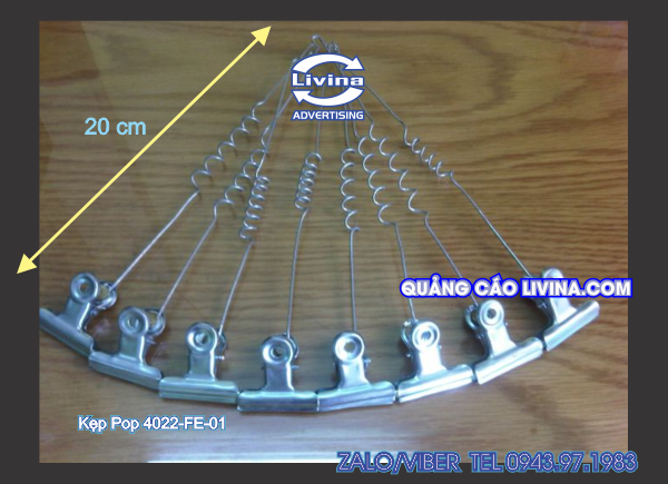 Kẹp Pop wobbler lò xo 2 đầu
