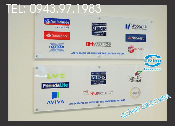 Khung mica in Decal PP