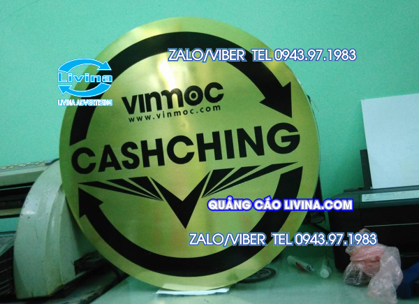 Logo công ty bằng inox