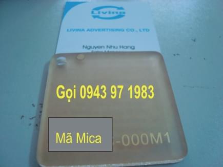 Mica Tấm 2 ly