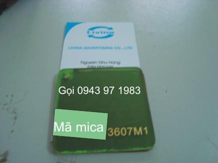 Mica nguyên tấm 3607