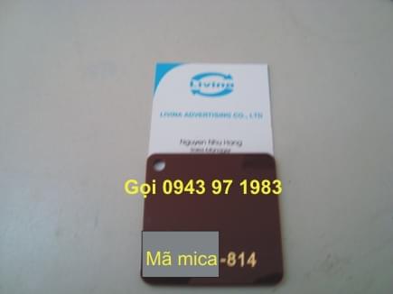 Mica nguyên tấm 814