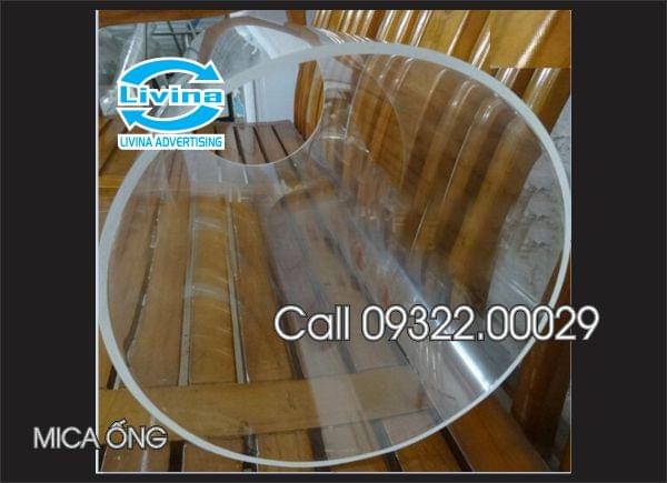 Mica ống tròn 80mm dày 5mm