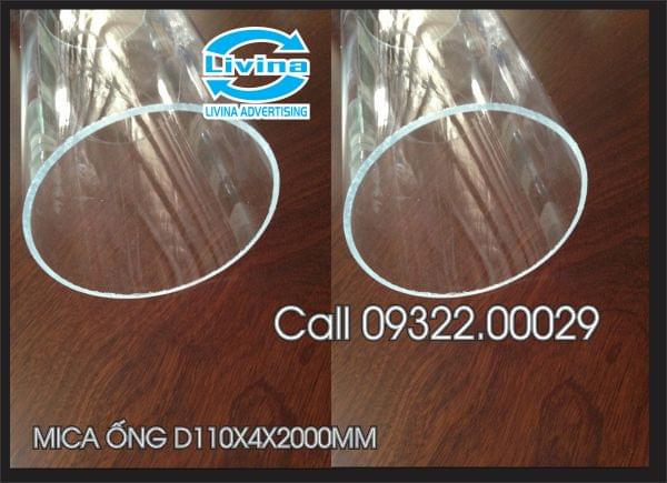 Mica ống tròn 110mm dày 4mm