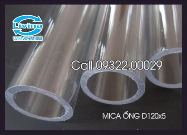 Mica ống tròn 120mm dày 5mm