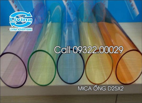 Ống mica D25*2*2000(mm)