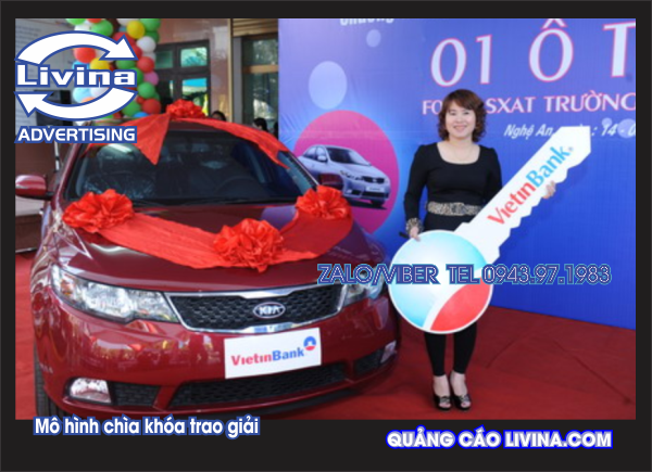 Mô hình Chìa Khóa trao giải Ô tô , Xe máy