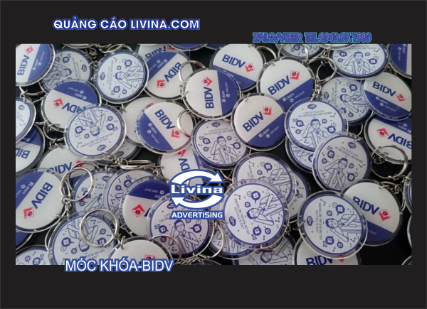 Móc khóa mica