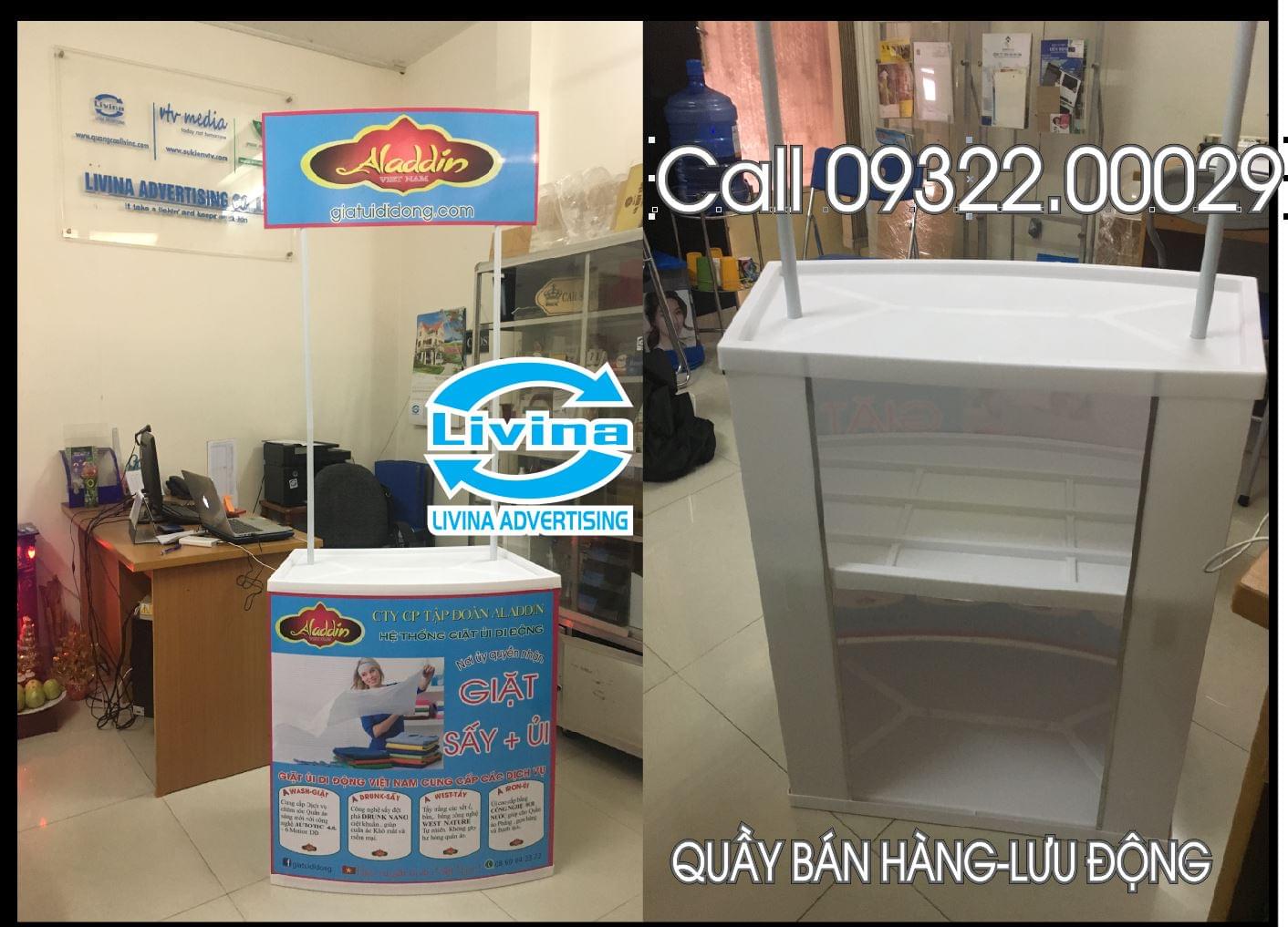 Video Hướng dẫn lắp đặt quầy bán hàng di động-QUẢNG CÁO LIVINA
