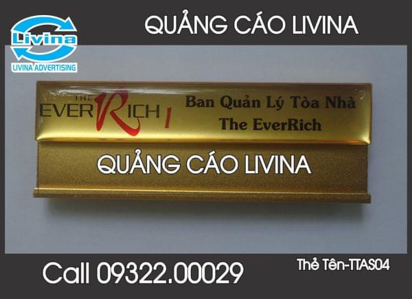 Thẻ tên nhân viên -TTAS04