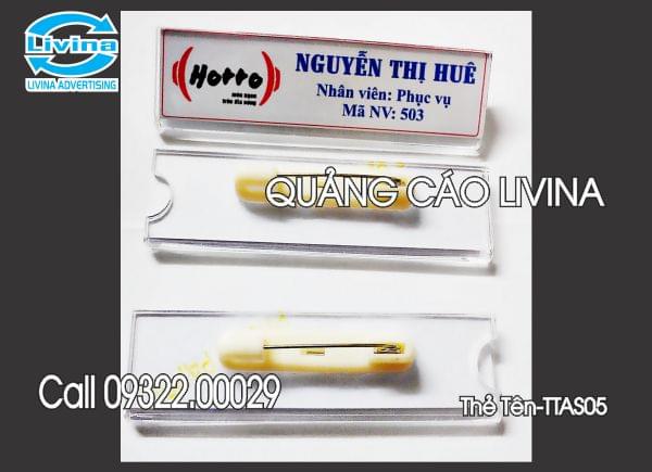Thẻ tên nhân viên -TTAS05