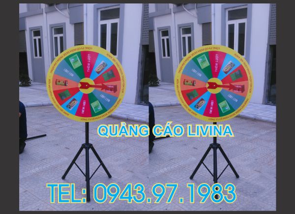 Vòng quay trúng thưởng 3 chân