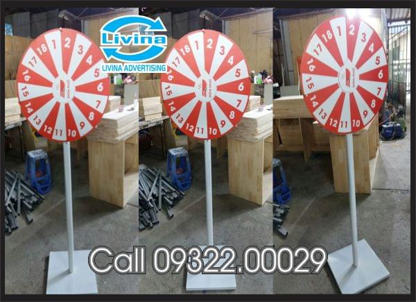 Vòng quay trúng thưởng để đất Bonnie -VQ-SẮT M1