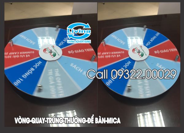 Vòng quay để bàn mica