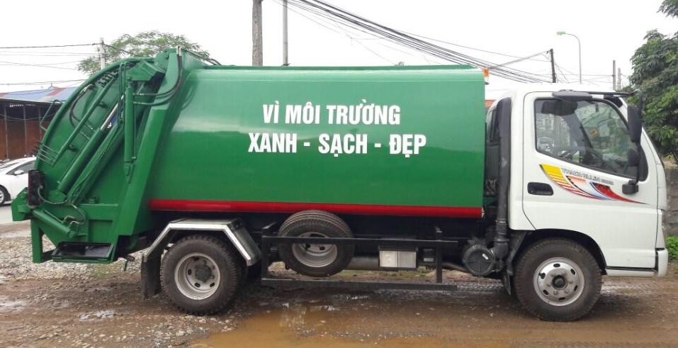 Xe ép rác 7 khối Thaco Ollin 500B