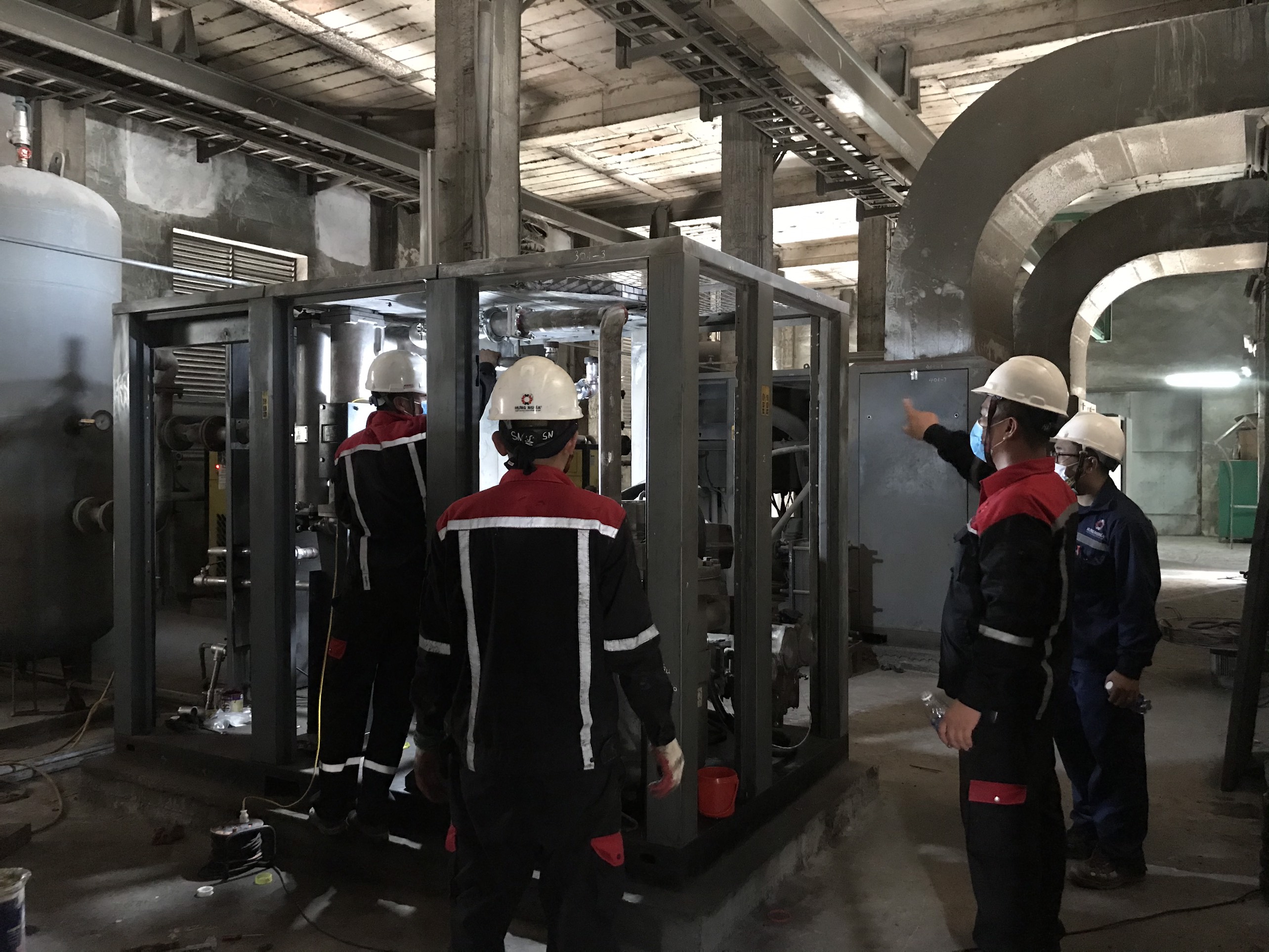 Nâng cấp máy nén khí tại Xi măng Nghi Sơn