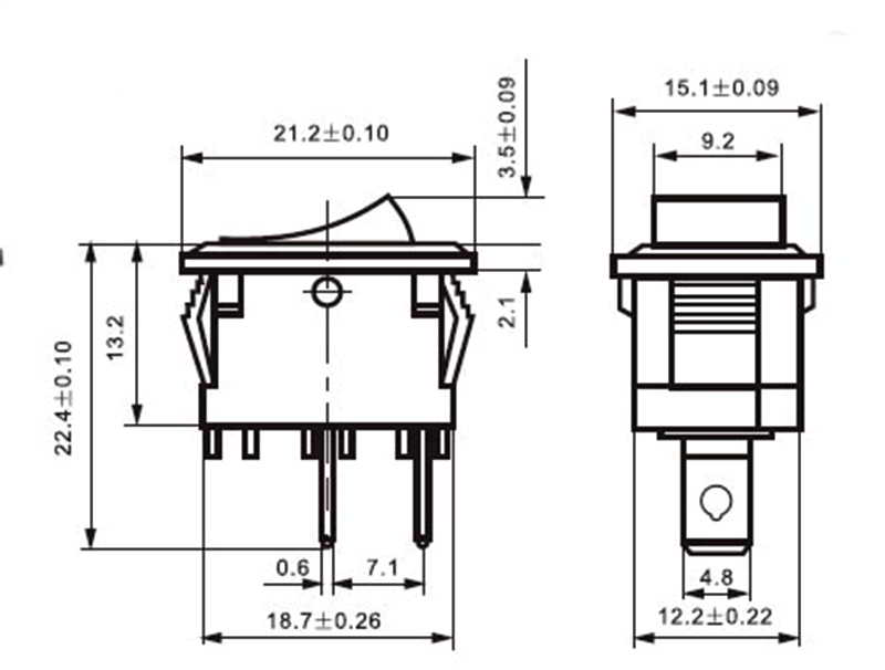 CÔNG TẮC ON - OFF KCD1-101