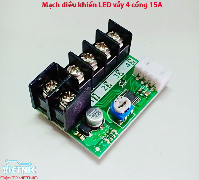 Mạch điều khiển LED4U 8 kênh 15A