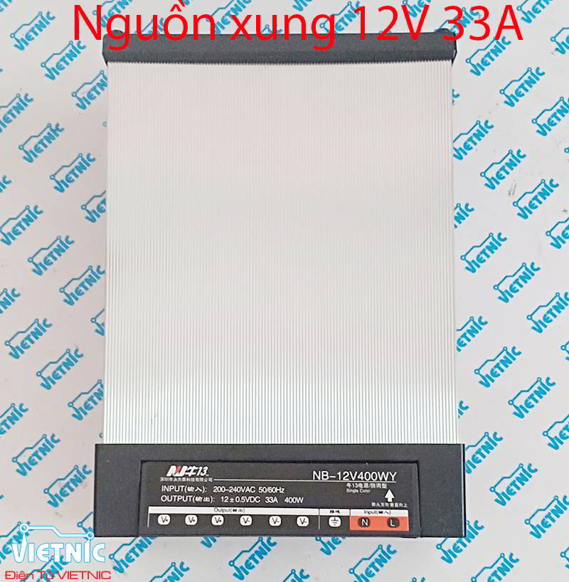 Nguồn xung 12V 33A ngoài trời