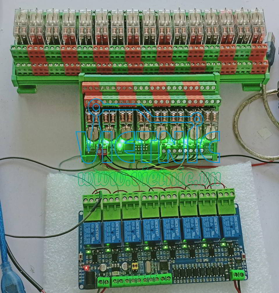 SET ID module relay modbus