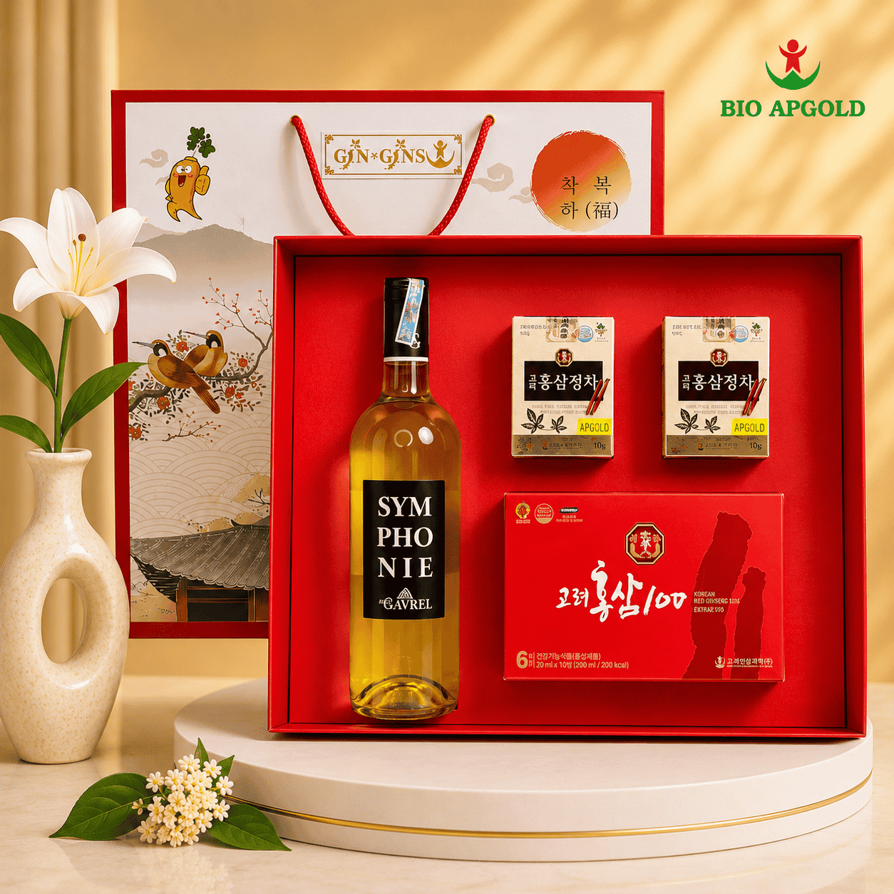 bộ quà tặng hồng sâm hàn quốc - Xuân phú quý