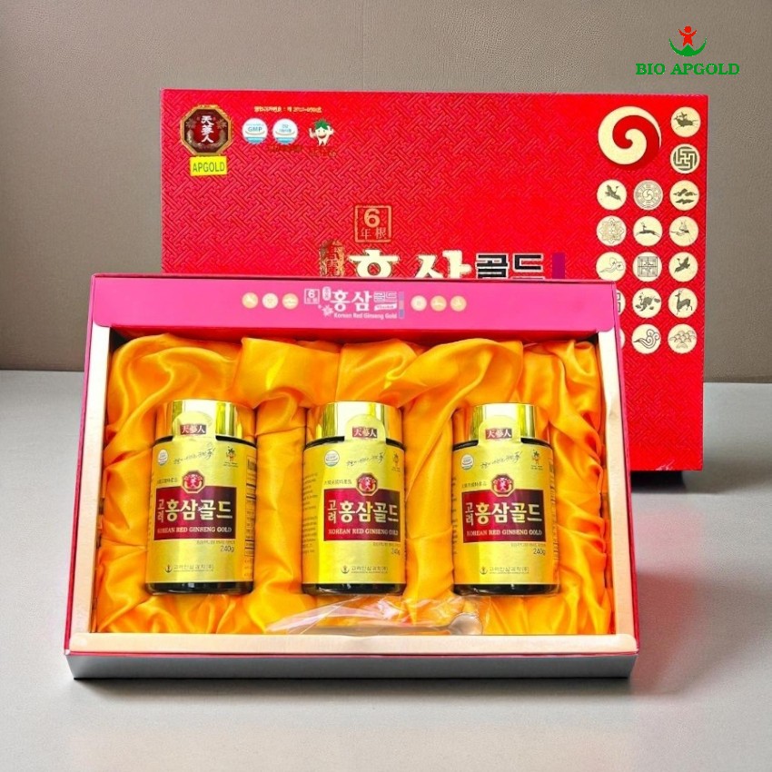 cao hồng sâm 6 năm tuổi hộp 3 lọ